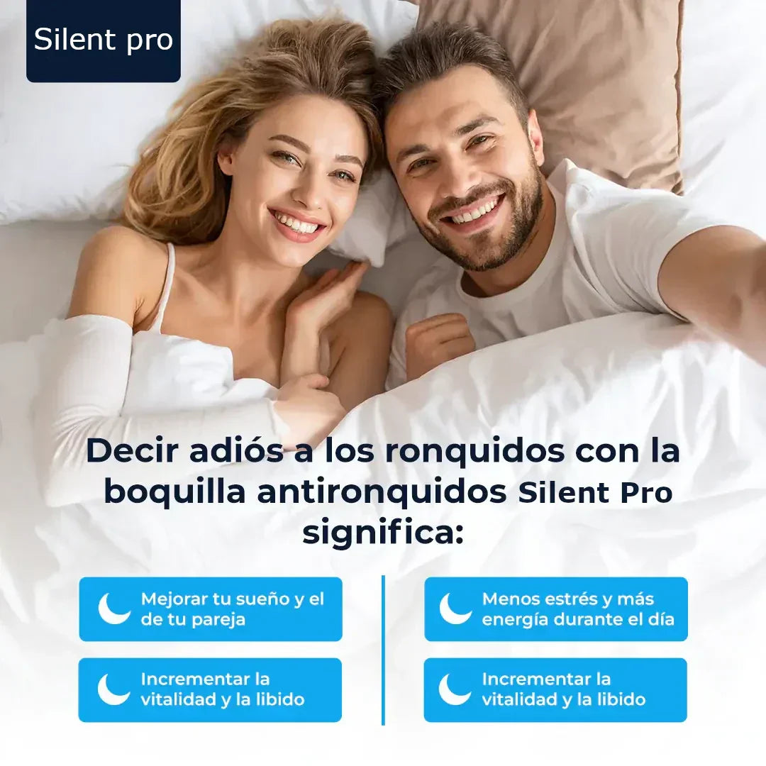 OFERTA 50% -  Silent Pro™(Aurelius) Elimina los ronquidos, desde la primera noche. Cómodo. Seguro. Efectivo.