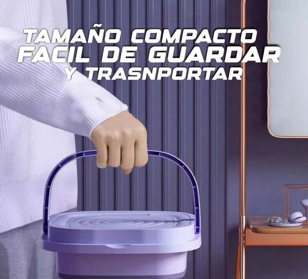 Mini Lavadora Portatil Plegable