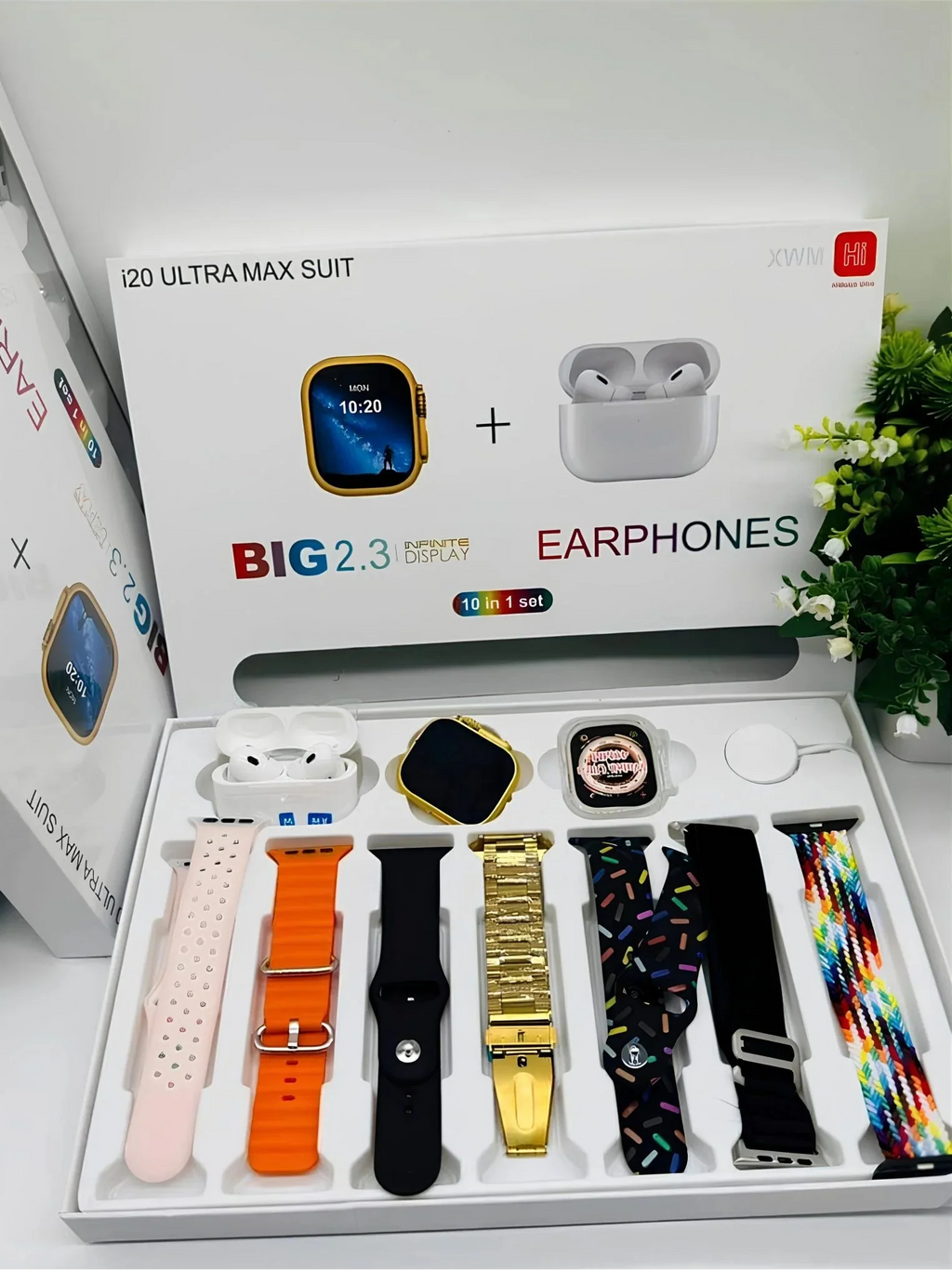 🌟 Smart Watch Ultra + AirPods Pro| 10 en 1 🌟