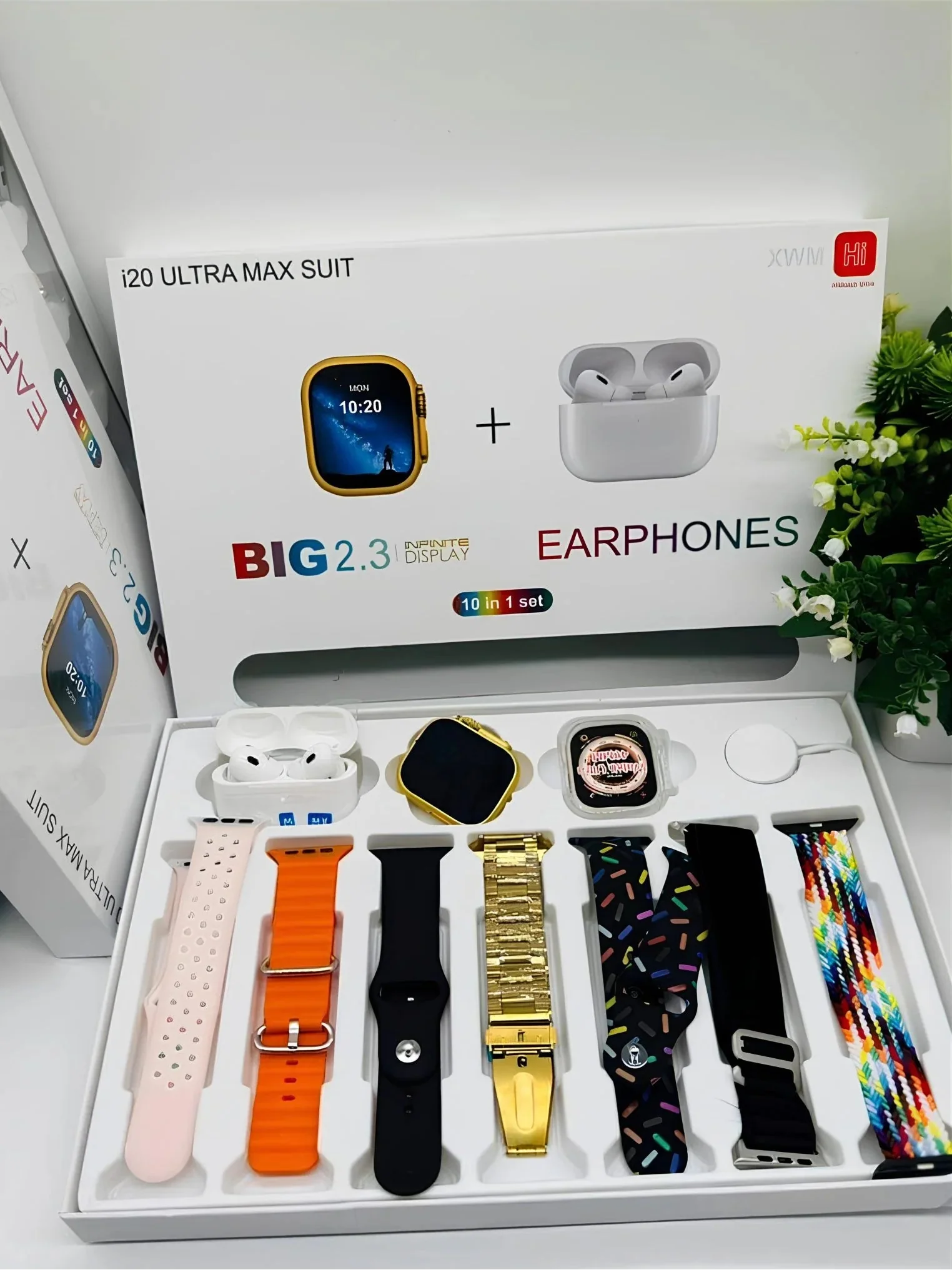 🌟 Smart Watch Ultra + AirPods Pro| 10 en 1 🌟