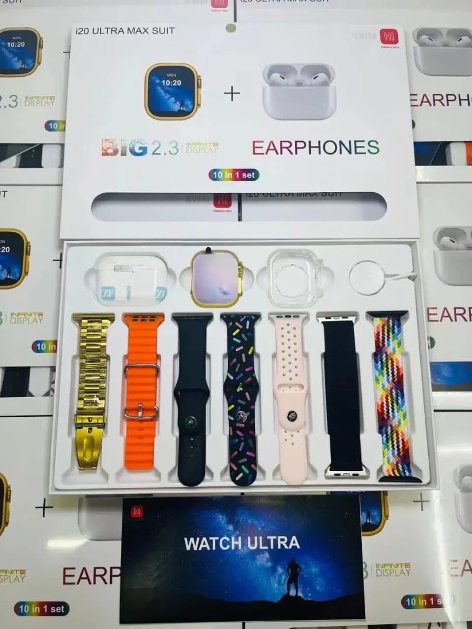 🌟 Smart Watch Ultra + AirPods Pro| 10 en 1 🌟