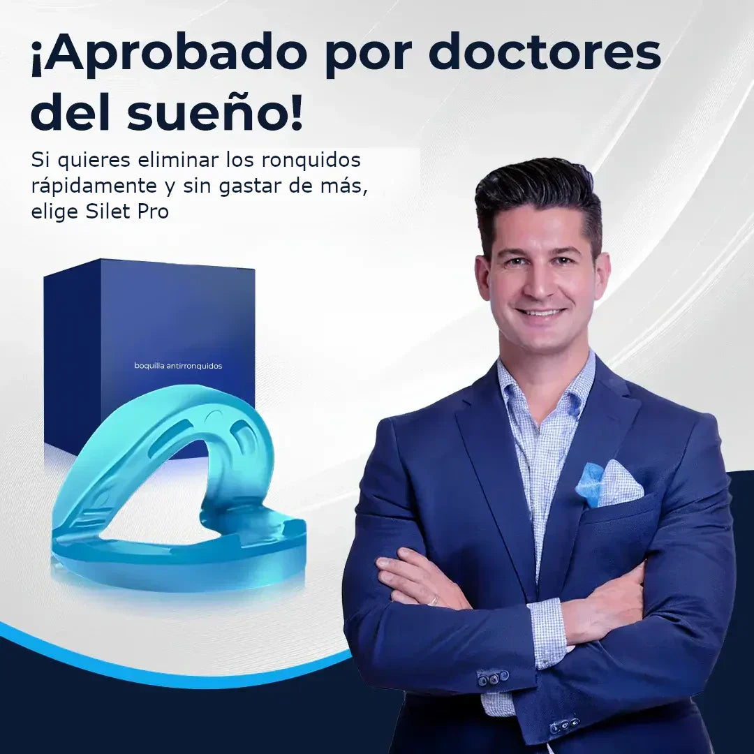 OFERTA 50% -  Silent Pro™(Aurelius) Elimina los ronquidos, desde la primera noche. Cómodo. Seguro. Efectivo.