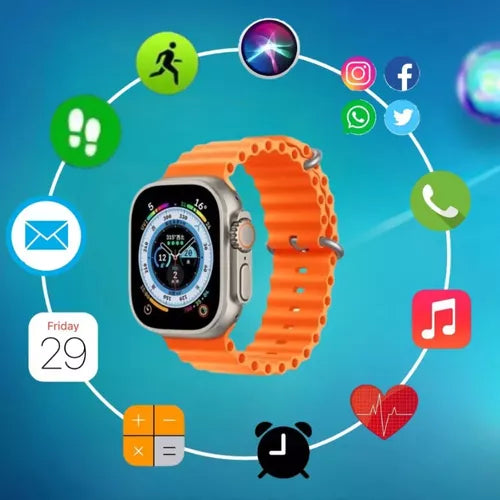 Combo Smartwatch + Audifonos In Ear Pro + Power Bank + accesorios