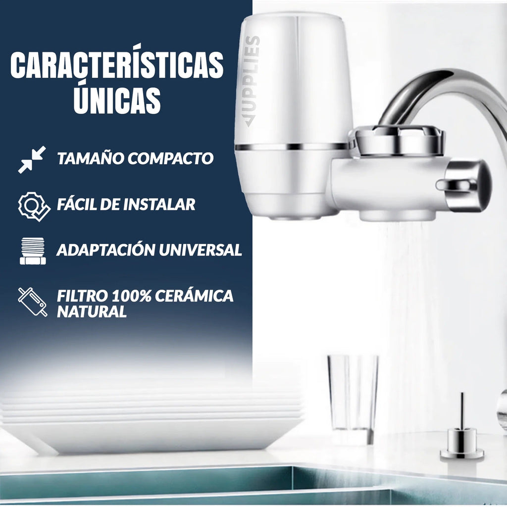 Filtro de agua para grifo Waterjet® reutilizable