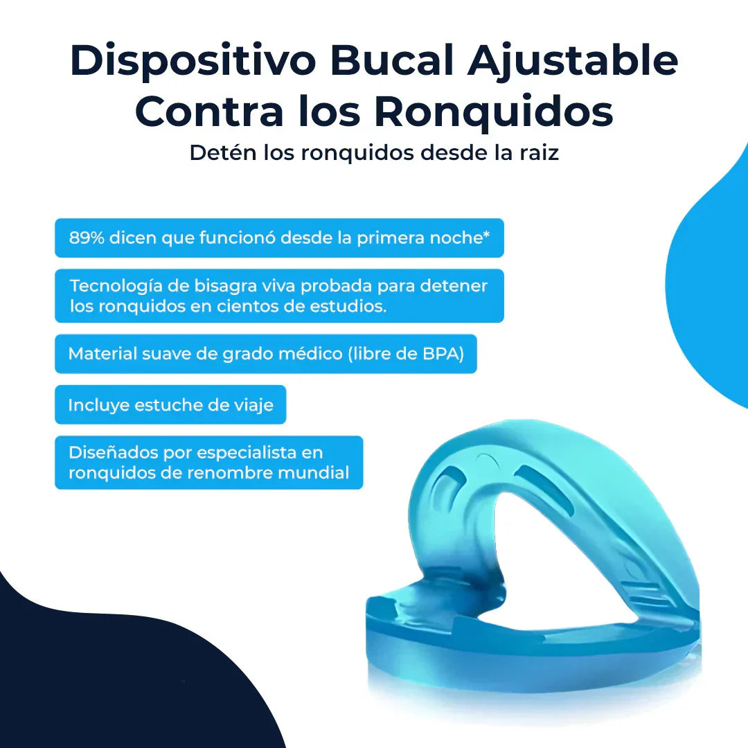 OFERTA 50% -  Silent Pro™(Aurelius) Elimina los ronquidos, desde la primera noche. Cómodo. Seguro. Efectivo.