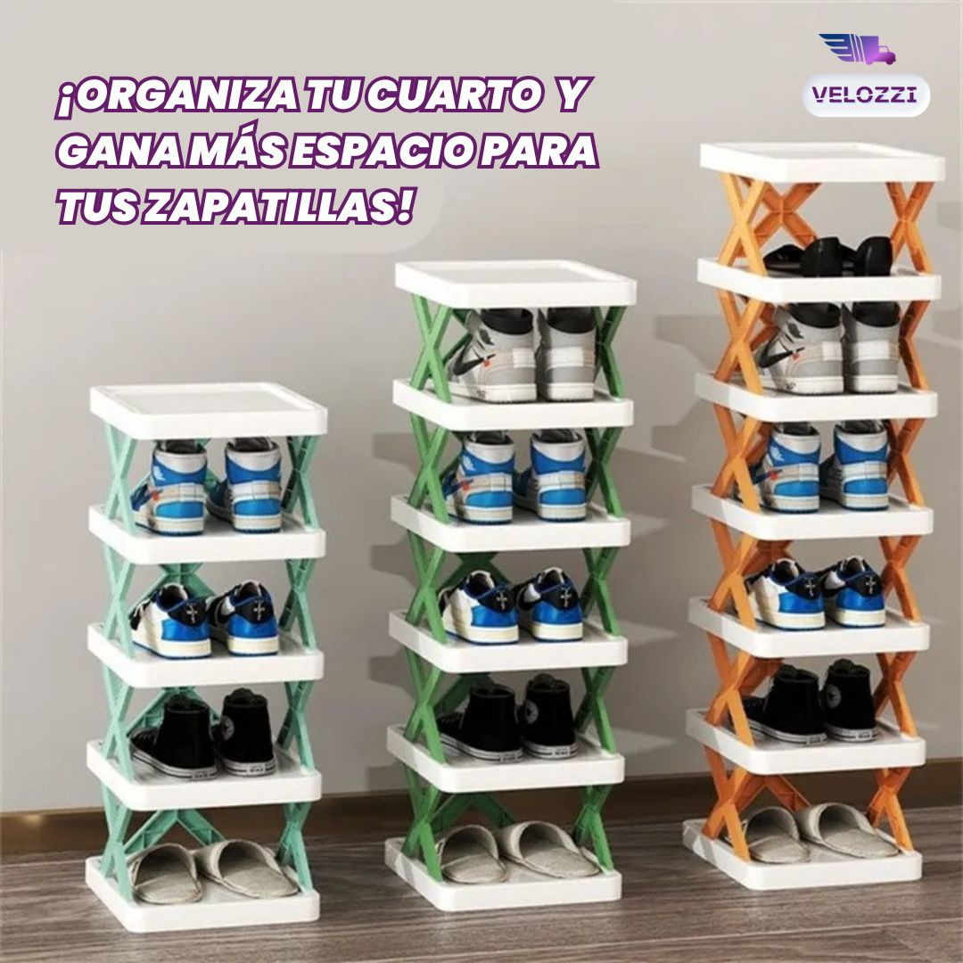 EASYFLEX® - ZAPATERA PLEGABLE DE 6 PISOS