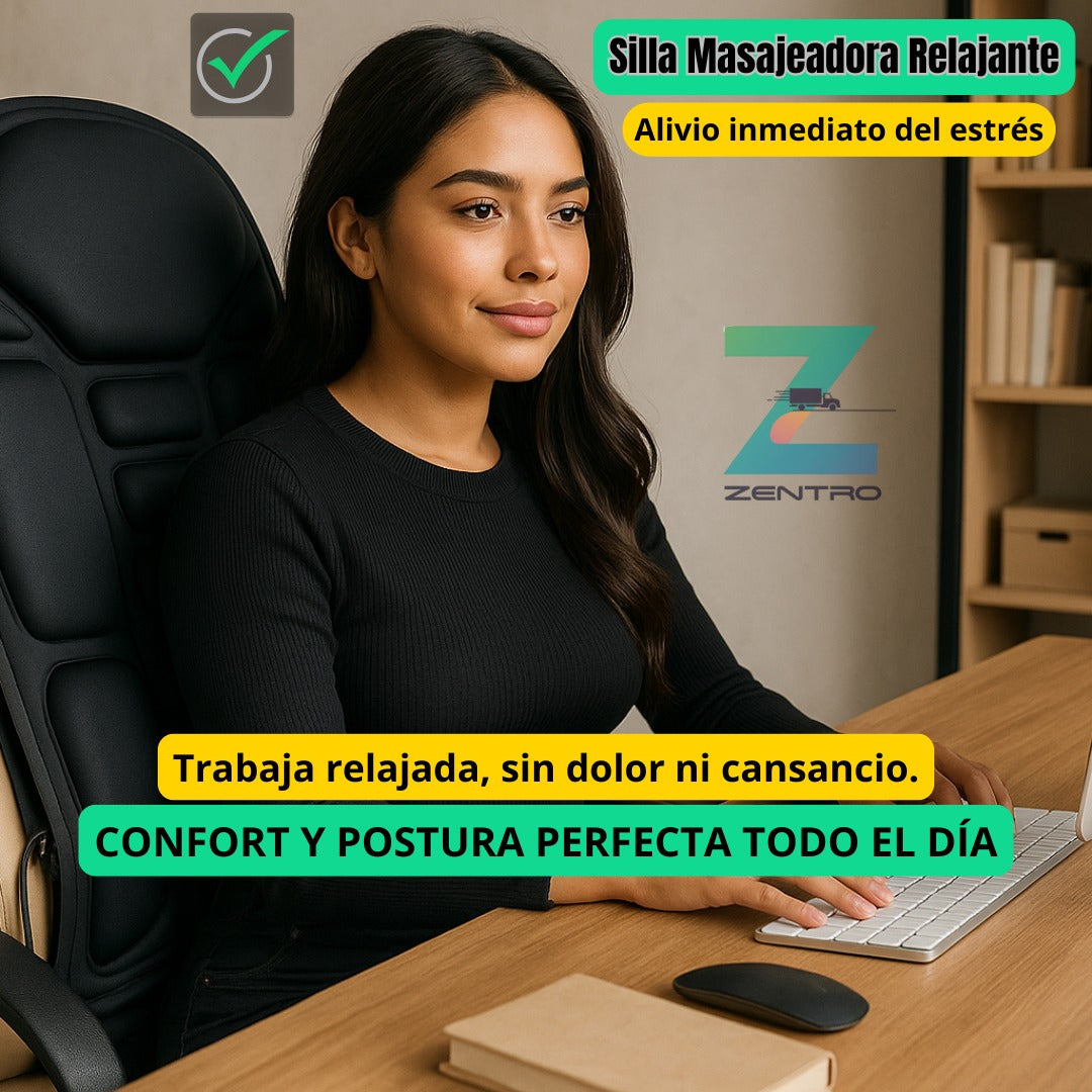 Silla Masajeadora Relajante Portatil