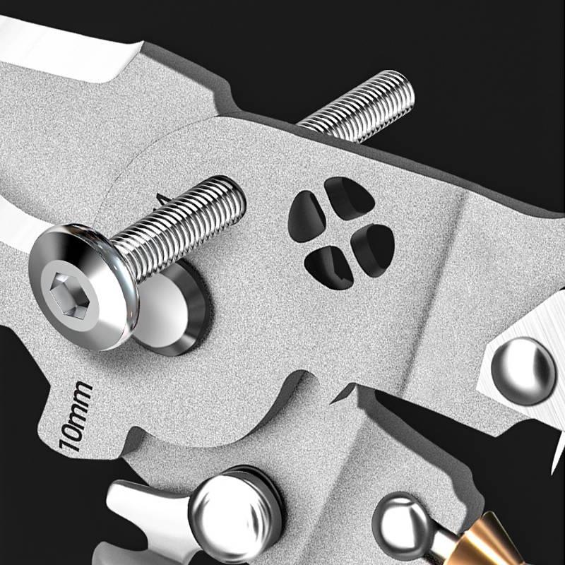 👷‍♂️Tijeras multifuncionales plegables para pelar cables con prueba eléctrica👷‍♂️